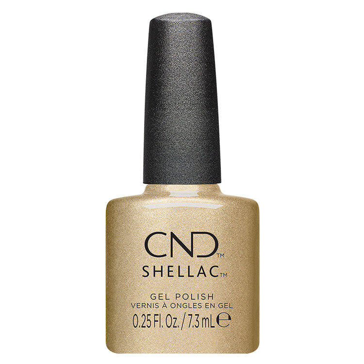 CND Shellac Gel #496 Gold Hardware, 0.25 fl oz