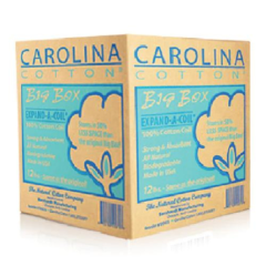 Carolina Cotton Expand-A-Coil Big Box Compressed, 12lbs