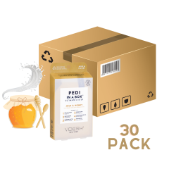 Voesh - Milk & Honey 6 Step 30 Pack Pedi in a Box Ultimate Case