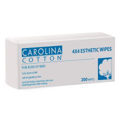 Carolina Cotton Cotton Esthetic Wipe, 4x4
