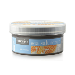 Cuccio - Sea Salt Scrub Vanilla Bean & Sugar Med. Crystals & Fine Sugarcane 19.5oz
