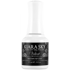 KiaraSky - Velvet Matte Gel Top Coat, 0.5 fl oz