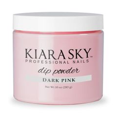 KiaraSky Dip Powder Dark Pink, 10oz Value Size