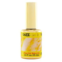 DND Gel Ink Marble Yellow #06, 0.5 fl oz