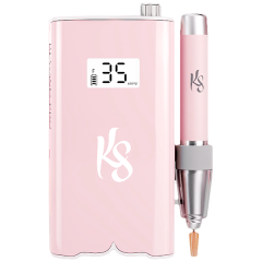 KiaraSky Portable Nail Drill Pink, 35,000 RPM