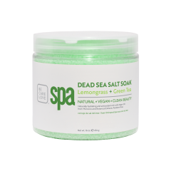 BCL SPA Dead Sea Salt Soak Lemongrass Green Tea, 16oz
