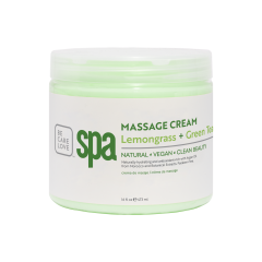 BCL SPA Massage Cream Lemongrass Green Tea, 16oz