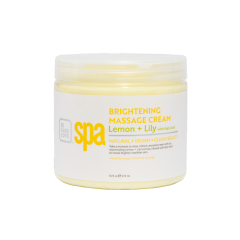 BCL SPA Massage Cream Brightening Lemon Lily, 16oz