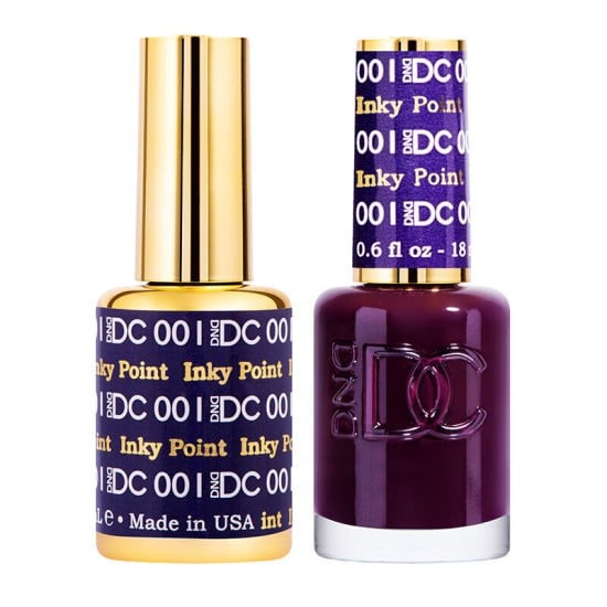 DND DC Pure Gel Polish Set #01 Inky Point, 0.5 fl oz 