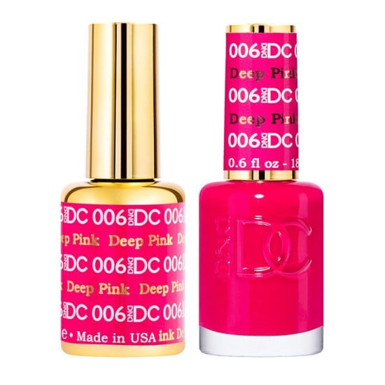 DND DC Pure Gel Polish Set #06 Deep Pink, 0.5 fl oz 