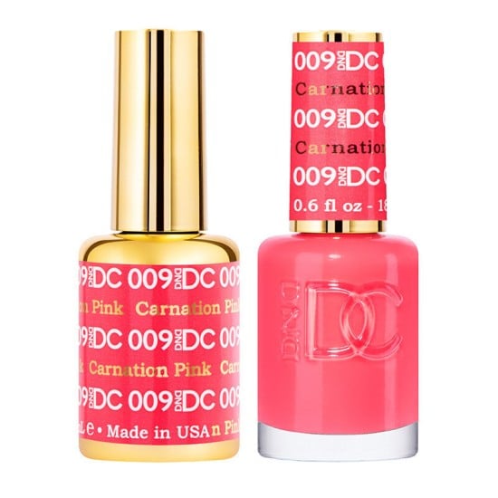 DND DC Pure Gel Polish Set #09 Carnation Pink, 0.5 fl oz 