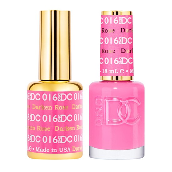 DND DC Pure Gel Polish Set #16 Darken Rose, 0.5 fl oz 