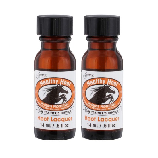 Healthy Hoof Laquer High Gloss Protectant .5oz 2pk