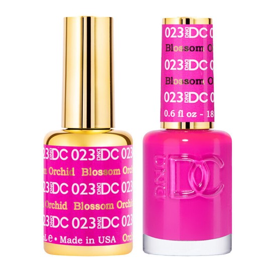 DND DC Pure Gel Polish Set #23 Blossom Orchid, 0.5 fl oz 