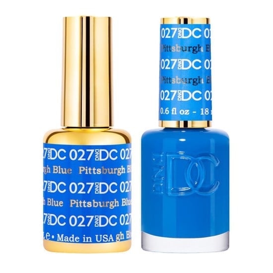 DND DC Pure Gel Polish Set #27 Pittsburgh Blue, 0.5 fl oz 