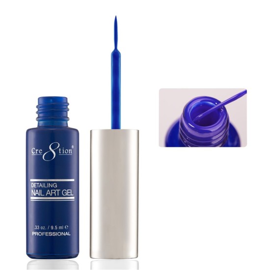 Cre8tion Nail Striper Gel #18 Electric Blue 0.33 fl oz