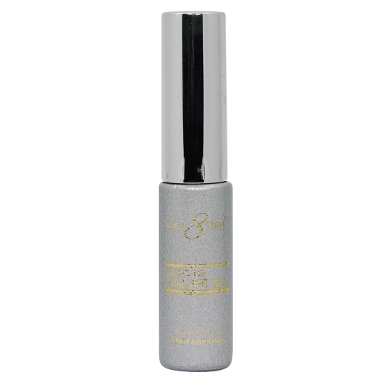 Cre8tion Nail Striper Gel #27 Silver Glitter 0.33 fl oz