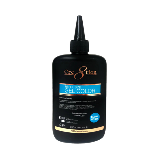 Cre8tion Super White Gel Refill 8 fl oz