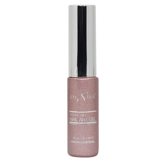 Cre8tion Nail Striper Gel #37 Pink Platinum 0.33 fl oz