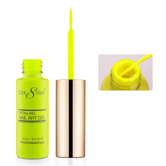 Cre8tion Nail Striper Gel #52 Lemon 0.33 fl oz