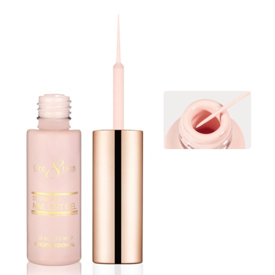 Cre8tion Nail Striper Gel #62 Pale Pink 0.33 fl oz