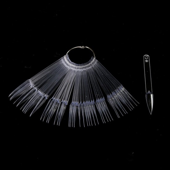 Cre8tion Stiletto Sample Tips 50pcs Clear