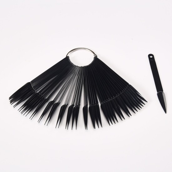Cre8tion Stiletto Sample Tips 50pcs Black