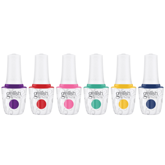 Gelish Gel Color Let's Roll 6pc Bundle