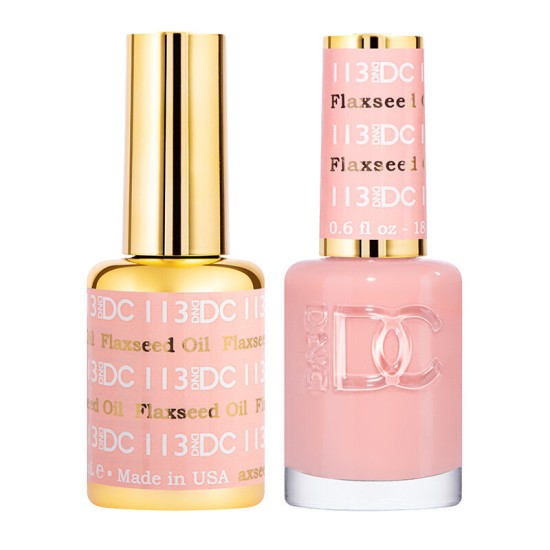 DND DC Pure Gel Polish Set #113 Flaxseed Oil, 0.5 fl oz 
