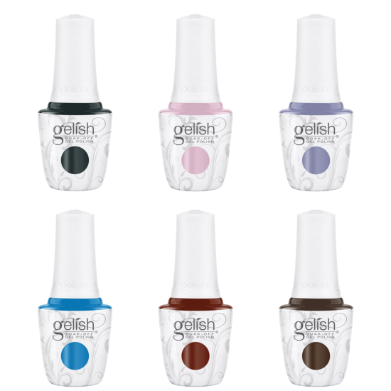 Gelish Gel Color In Frame, 6pc Bundle