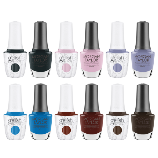 Gelish Gel Polish Duo In Frame Collection, 12pc Bundle