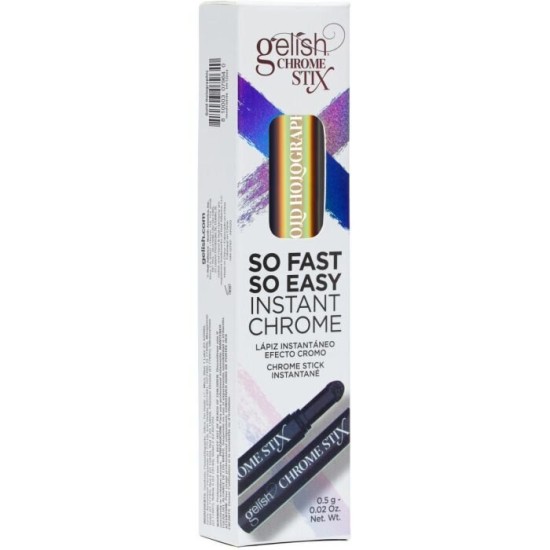 Gelish Chrome Stix Gold Holographic