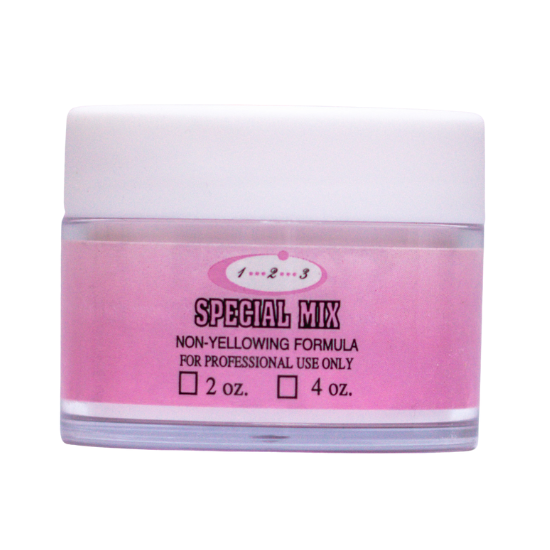 1-2-3 Acrylic Powder Special Mix 4oz