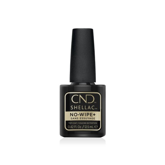 CND Shellac Gel No-Wipe Top Coat, 0.42 fl oz