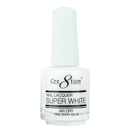 Cre8tion Super White Polish 0.5 fl oz