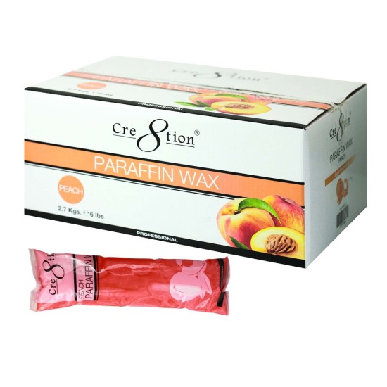 Cre8tion Paraffin Wax Peach 6lbs/Box