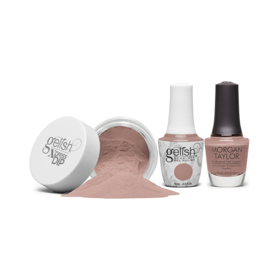 Gelish Dip, Gel, Polish Trio #531 Don't Bring Me Down, Up In The Air, 3pc
