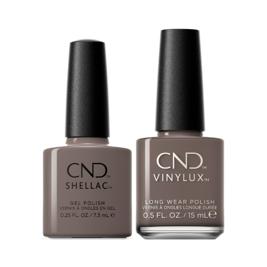 CND Gel & Polish Duo 429 Above my Pay Gray-ed , 2pc Bundle