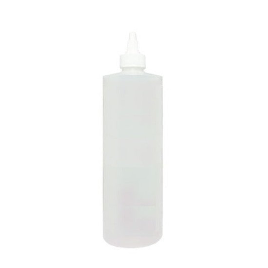 No Print Plastic Empty Bottle 16oz w/twist cap
