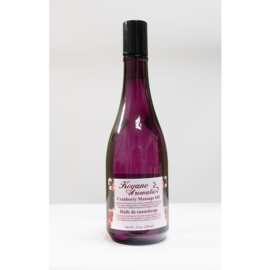 Keyano Cranberry Massage Oil 12oz
