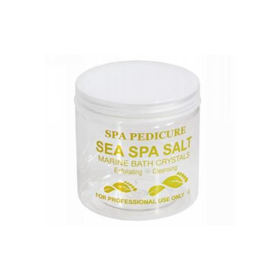 Empty Printed Sea Spa Salt Jar 16oz