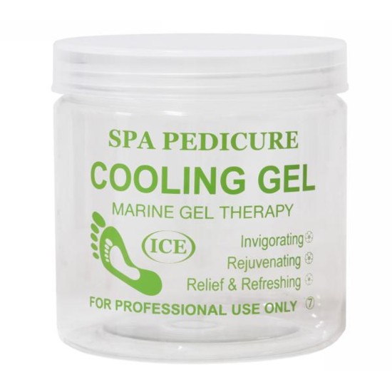 Empty Printed Cooling Gel Jar 16oz