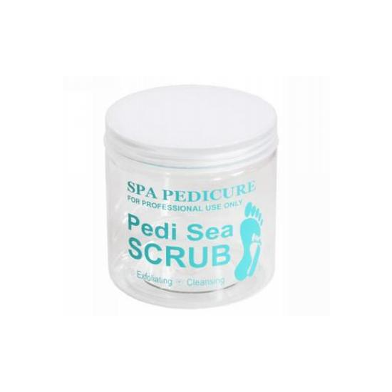 Empty Printed Pedi Sea Scrub Jar 16oz