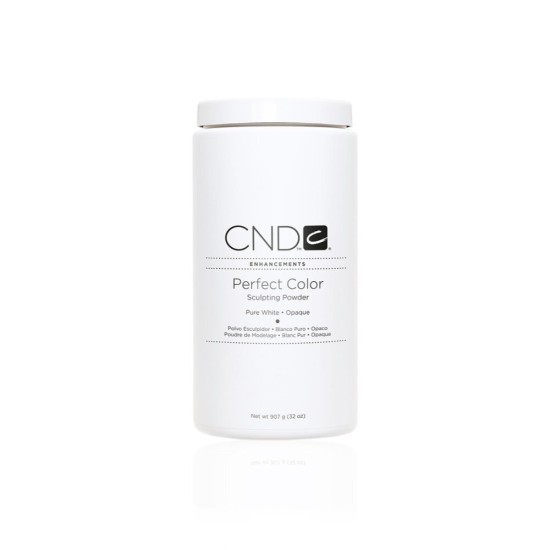 CND Pure White Opaque Sculpting Powders, 32oz