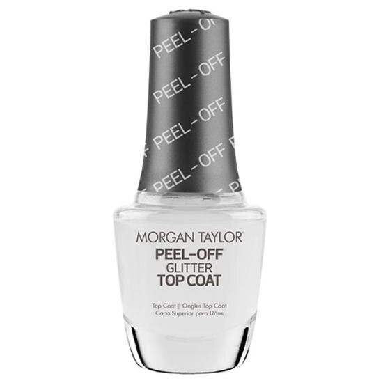 Morgan Taylor Peel-Off Glitter Top Coat, 0.5 fl oz