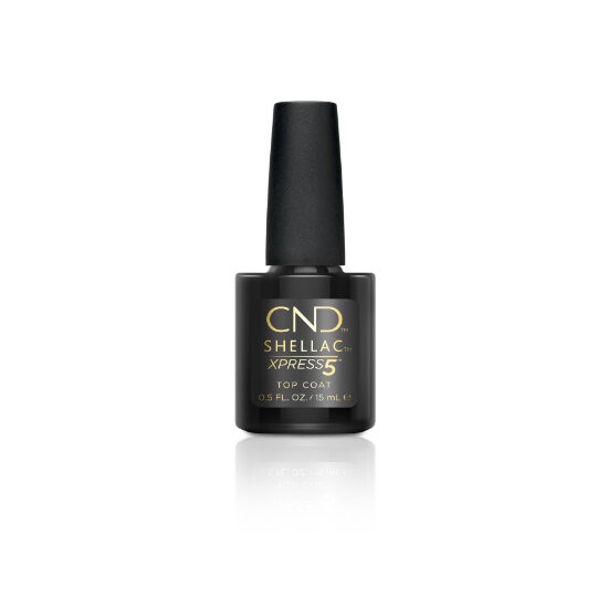 CND Shellac Gel XPRESS5 Top Coat, 0.5 fl oz