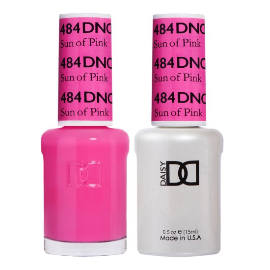 DND Gel Polish Set #484 Sun Of Pink, 0.5 fl oz
