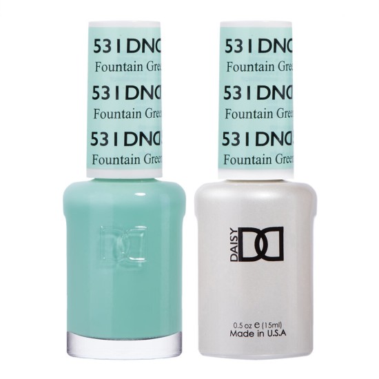 DND Gel Polish Set #531 Fountain Green, UT, 0.5 fl oz