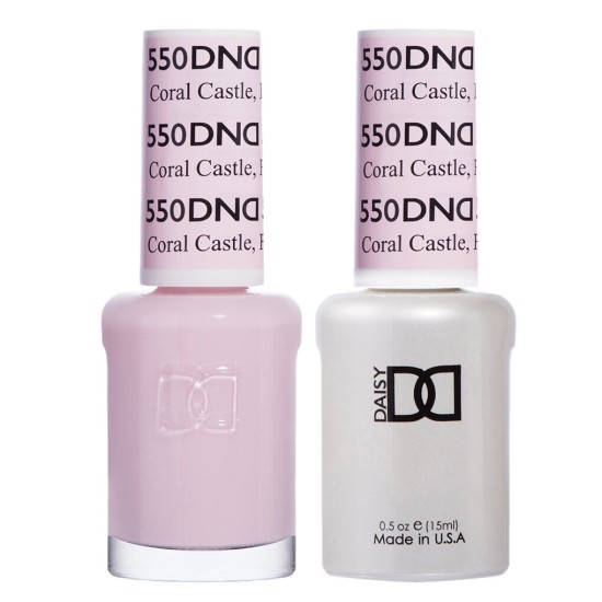DND Gel Polish Set #550 Coral Castle, FL, 0.5 fl oz