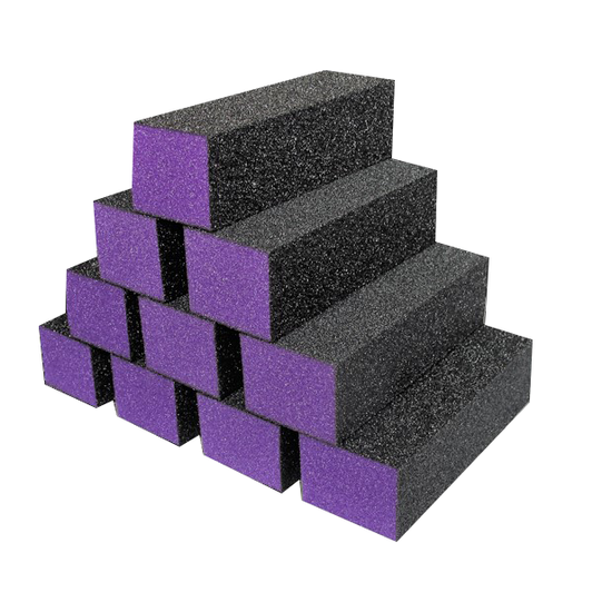 Dixon 60/100 Purple Black Buffer 3-Way - 12pcs